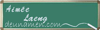Aimée Laeng Visitenkarte
